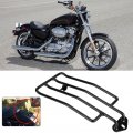 Rear Rack Seat Luggage Shelf Steel Assembly For Xl Models Motorcycle Black 