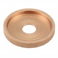 Brazing Diamond Grinding Wheel Flat Angle Grinder Tool For Stone Marble Granite 10mm Thickness 