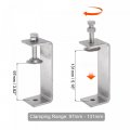 Uxcell Stainless Steel C-clamp With 140mm Wide Jaw Opening For Woodworking Welding Building Household Mount