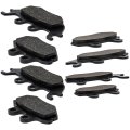 Niche Brake Pad Set For Kawasaki Mule Pro Fxt Fx Fxr Dx Dxt 43082-0022 43082-0140 Complete Semi-metallic 