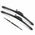 Windshield Wiper Blades For 2007 2008 2009 2010 2011 2012 Dodge Caliber Set Of 3 U J Hook 24 In 17 10 Natural Rubber And Memory 
