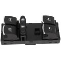 Power Window Switch Front Left Driver Side 10 Pins Replcaement For Volkswagen Touareg 2011-2017 Replaces 7p6959857 