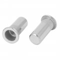 Uxcell M8x27mm 304 Stainless Steel Straight Knurled Closed End Rivet Nut Fastener 5pcs