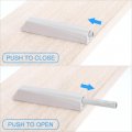 Uxcell Dk-03 Magnetic Push Latches 4pcs To Open Door Latch Touch For Wardrobe Cupboard Drawers White