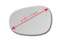 Heated Mirror Glass With Back Plate For Bmw 128 135 323 328 335 M3 Driver Side View Left Lh