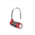 Uxcell 5-digit Combination Padlock 2-1 2-inch Resettable Lock For Gate Locker Red 2pcs