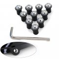 Silver Motorcycle Windshield Bolts For Suzuki Gsxr600 Gsxr750 1996 1997 1998 1999 2000 2001 2002 2003 2004 2005 Windscreen