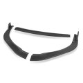 3pcs Sport Style Car Front Bumper Lip Spoiler Splitter Body Kit Compatible With Lexus Es300h Es350 2016-2018 Matte Black