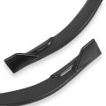 3pcs Sport Style Car Front Bumper Lip Spoiler Splitter Body Kit Compatible With Lexus Es300h Es350 2016-2018 Matte Black