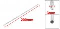 Uxcell 3mm X 200mm Straight Shank Twist Drilling Bit For Electric Drill