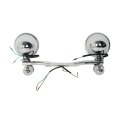 Chrome Driving Passing Turn Signals Spot Light Bar For Harley Suzuki Yamaha Cruisers Or Any Custom Applications