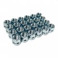 Customadeonly Set Of 24 Open End Bulge Acorn Steel Lug Nuts M14x1 5 Thread Studs 19mm Hex Zinc Finish Wheel Conical Cone Seat
