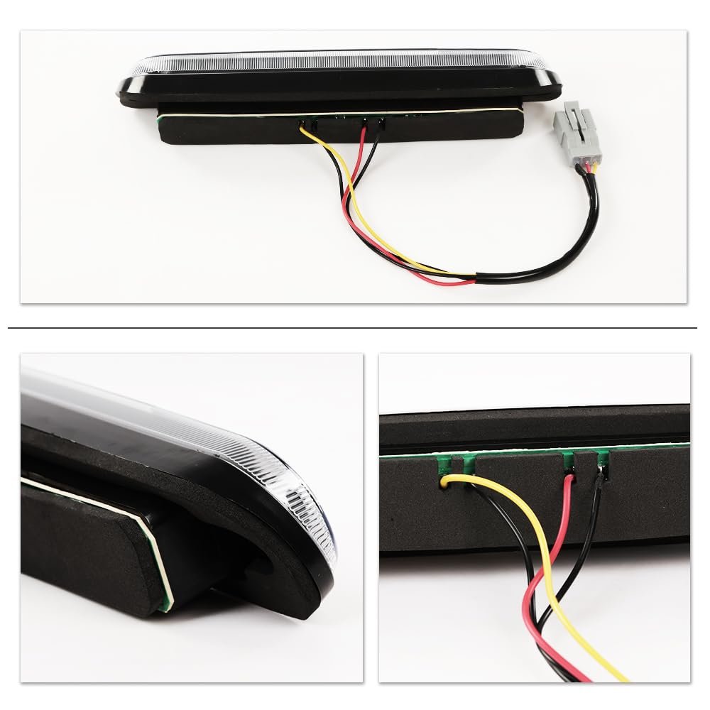 Led 3rd Brake Stop Lamp Light For Ford F250 F350 F450 F550 Super Duty 1999 2016 And Ranger 1995 2003 Clear Lens Black Housing