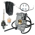 Carburetor Assy For Honda Big Red 250 Atc250es 1985-1987 With Petcock Fuel Tank Shut Off Valve