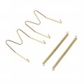 Uxcell Metal Spring Plate Hangers Natural And Stretch Length 9 To 11 4 Wall Rack Holder Dismountable Hook Stand Hanging Display