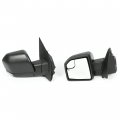 Pair Heated Towing Mirror For 2015-2019d F150 Pickup Trunk Power W Turn Signal Light 8 Pin Plug Replacement For Fo1321531 