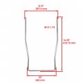 Caltric U Bolt Front Draft Arm Compatible With John Deere X324 X340 X360 X500 X520 X530 X534