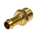 Fuel Hose Fitting Brass Barb To 1 8 In Mnpt Thread 5 16 Size Alx-pau-rb-785-412-cla1 Male Connector Pipe Fine Sae 