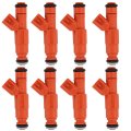 Xtremeamazing Fuel Injectors 19lb 4 Hole With O-rings Set Of 8