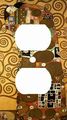 Fine Art Gustav Klimt Fulfilment Decorative Outlet Cover 