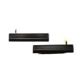 Exterior Door Handles For Chevy Camaro 1990 1991 1992 Front Or Rear Driver And Passenger Side Pair Black Metal Smooth Without 