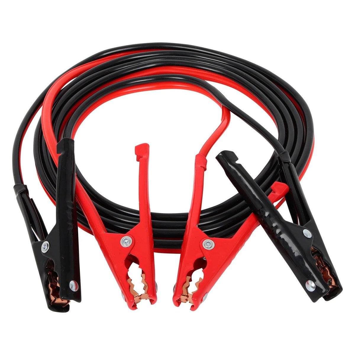 Heavy Duty Jumper Cables 12ft For Car Auto Vehicle Boat Pure Copper Alligator Clips Top And Side Post Batteries