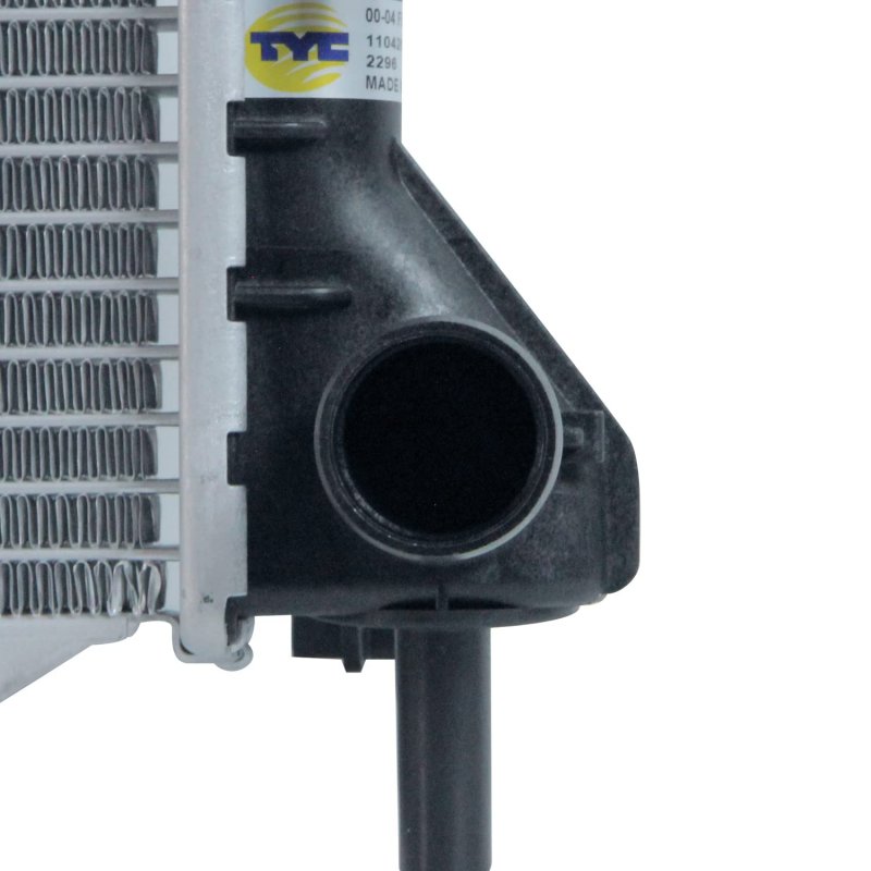 2296 Radiator For 2000 To 2004 Ford Focus Aluminum Replacement Cooling Black Finish