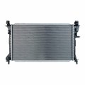 2296 Radiator For 2000 To 2004 Ford Focus Aluminum Replacement Cooling Black Finish