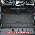 Sautvs Utv Rubber Bed Mat Liners For Honda Pioneer 1000-5 16-23 Tpe Rear Cargo All Weather Protector Slush Liner 1000 5 Seater