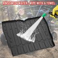 Sautvs Utv Rubber Bed Mat Liners For Honda Pioneer 1000-5 16-23 Tpe Rear Cargo All Weather Protector Slush Liner 1000 5 Seater