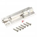 Uxcella 3 54inch Long Door Padlock Sliding Latch Hasp Barrel Bolt 10pcs