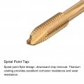 Uxcell M4 X 0 7 Spiral Point Thread Tap And 3 3mm Drill Bit Set Metric Titanium Plated Cobalt High Speed Steel Machine Screw