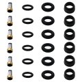 Fuel Injector O-rings Filters Seals Pintle Caps Repair Kit Fit For Buick Regal 2001 2002 2003 2004