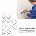 5 Sets Banana Plug Test Male Wirelead To Test Electrical Testing Cable 2mm 30v Ac 60v Dc 10a Accessory Set Kit