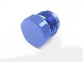 Autobahn88 Aluminum Anodized Hose End Fitting An Male Flare Blanking Plug An8 Blue 