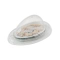 Grand General 76371 Amber Oval 12-led Side Marker And Turn Signal Sealed Light With Clear Lens For Freightliner 