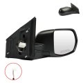 Passenger Side View Mirror For 2012-2016 Honda Cr-v Black Textured Power Abs