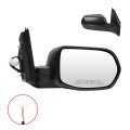 Passenger Side View Mirror For 2012-2016 Honda Cr-v Black Textured Power Abs