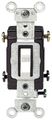 Leviton Cs220-2w 20-amp 120 277-volt Toggle Double-pole Ac Quiet Switch Commercial Grade White 