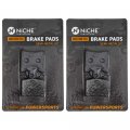 Niche Brake Pad Set For Suzuki Burgman An400s 59301-14810 59301-14820 Front Semi-metallic 2 Pack