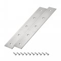 Flat Straight Brace Repair Plate 275 X 45 6mm Stainless Steel Fixing Mending Bracket Connector Silver For Furniture Shelf 