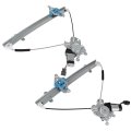 751-986 Front Left And Right Window Regulator With Motor Fit For 2003-2006 Mitsubishi Outlander