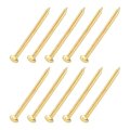100pcs Small Hardware Nails 1 5 X 25mm Carbon Steel Round Head Common Finishing Nail For Household Woodworking Picture Hanging 