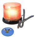 Hqrp 12v Dc Amber Emergency Hazard Warning Truck Snow Plow Safety Magnetic Mount Beacon Led Strobe Lights For Maximum