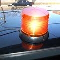 Hqrp 12v Dc Amber Emergency Hazard Warning Truck Snow Plow Safety Magnetic Mount Beacon Led Strobe Lights For Maximum