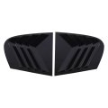 2 Pcs Rear Window Side Shutter Glossy Black Weatherproof Rugged Construction 1 Series E87 2005 2011 