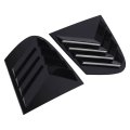 2 Pcs Rear Window Side Shutter Glossy Black Weatherproof Rugged Construction 1 Series E87 2005 2011
