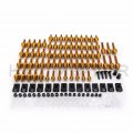 Smt-universal Spike Fairing Windscreen Bolts Screws Compatible With Honda Cbr 600 929 954 900 Rr Gold Suzuki Gsxr600 750 1000
