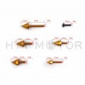 Smt-universal Spike Fairing Windscreen Bolts Screws Compatible With Honda Cbr 600 929 954 900 Rr Gold Suzuki Gsxr600 750 1000