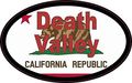 4in X 2 5in Oval Californian Flag Death Valley Sticker By Stickertalk 